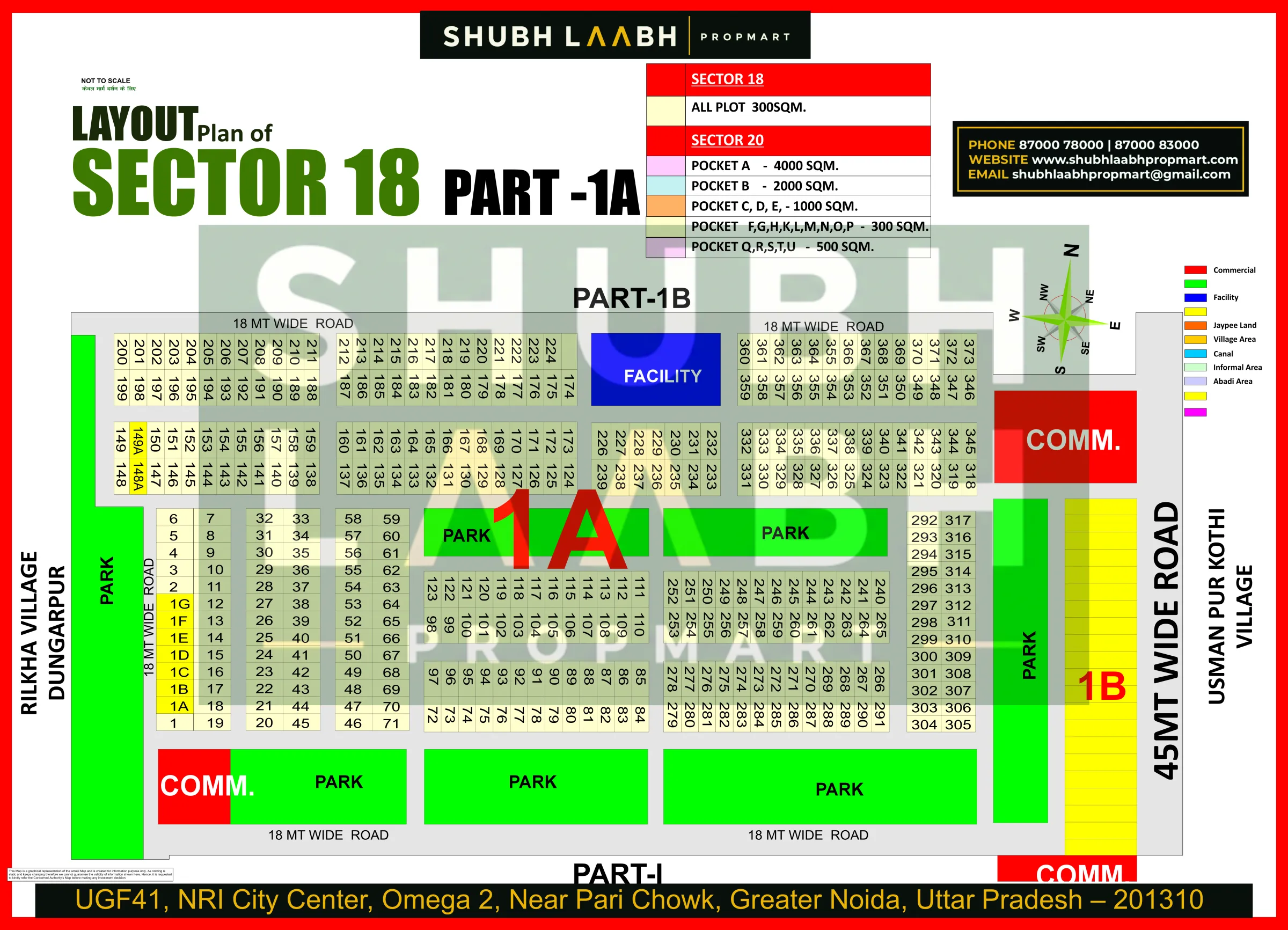 Sector-18 Pocket-1A — Yamuna Expressway sector & pocket plan