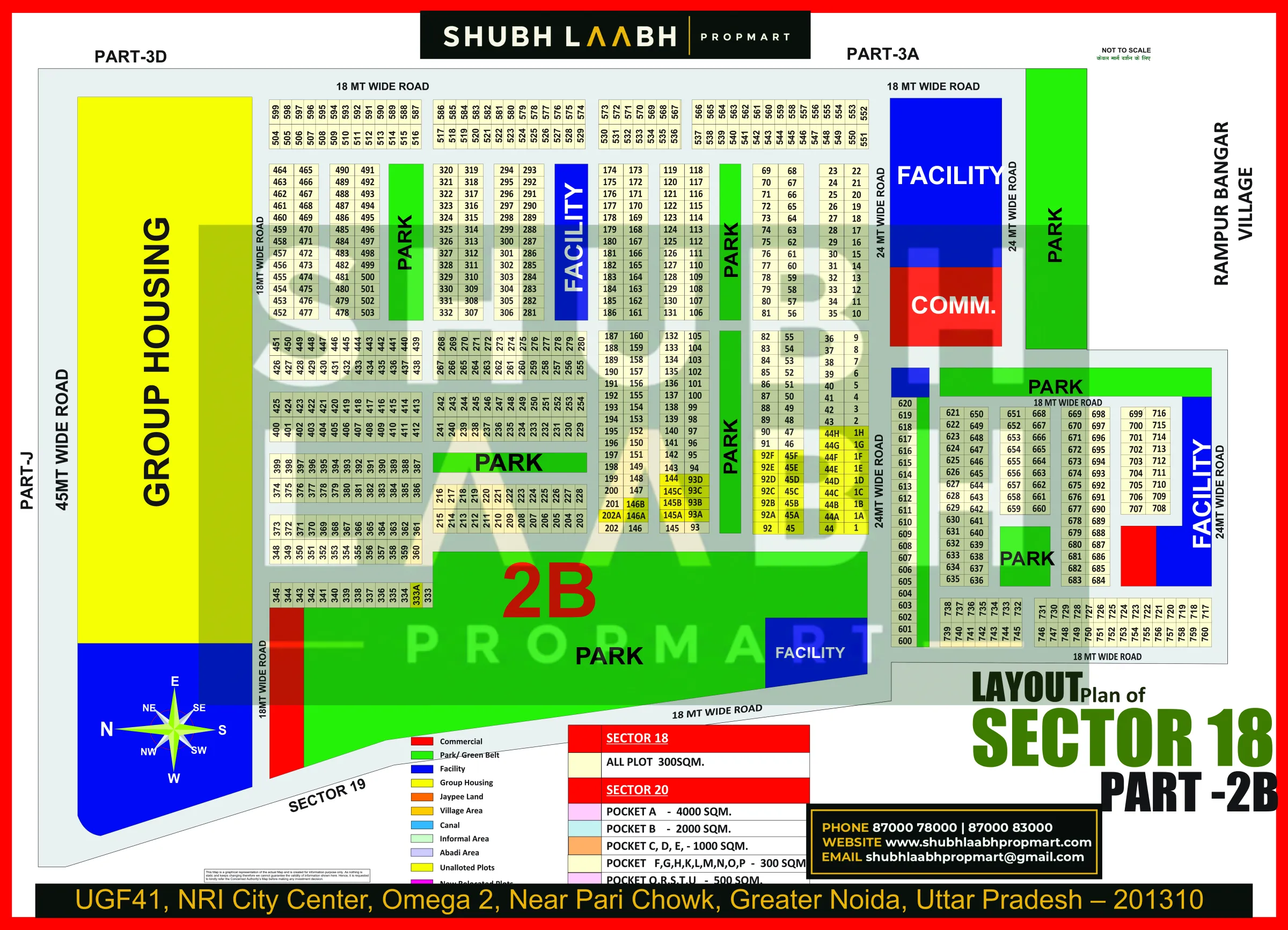Sector-18 Pocket-2B — Yamuna Expressway sector & pocket plan