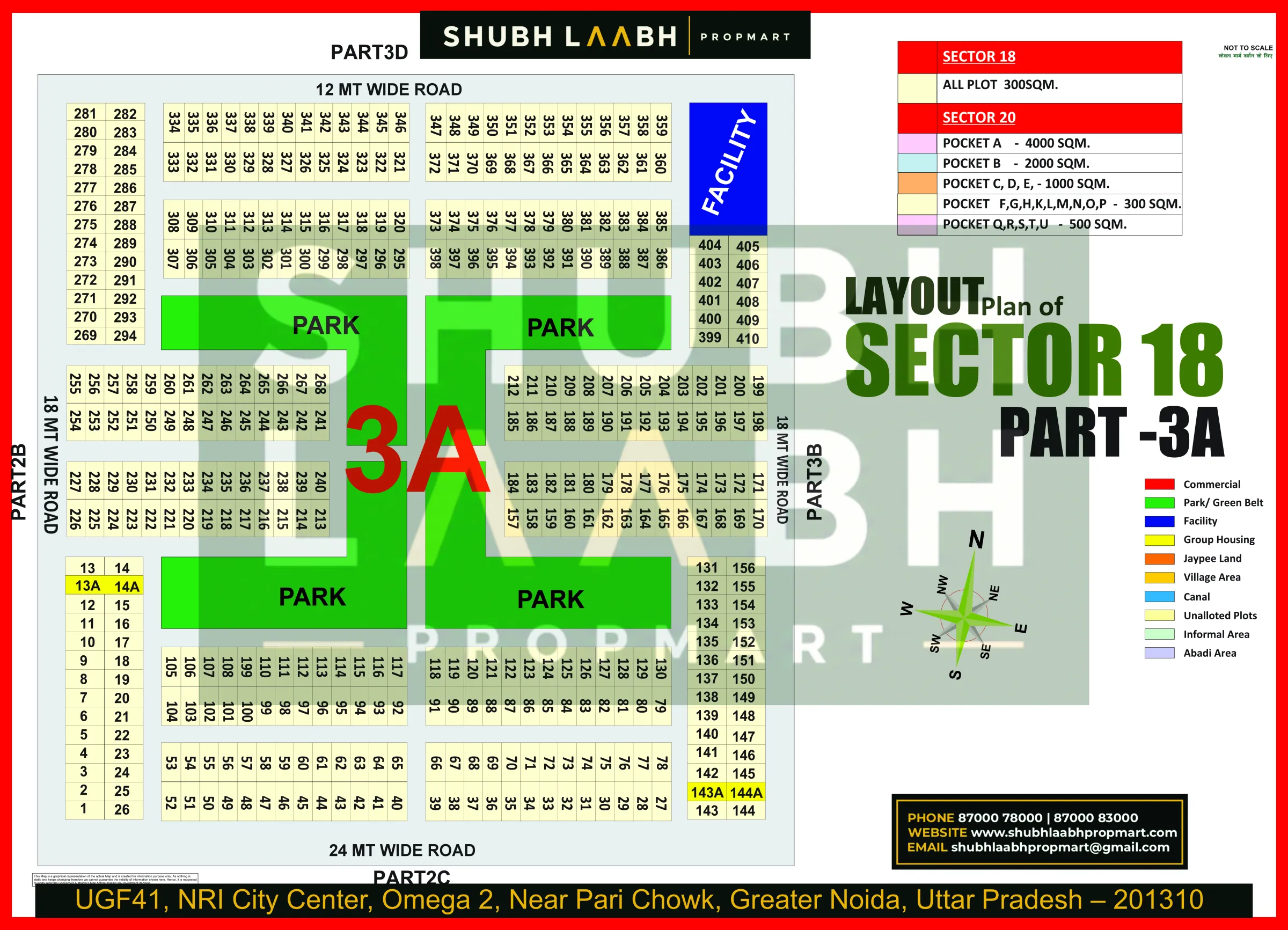 Sector-18 Pocket-3A — Yamuna Expressway sector & pocket plan