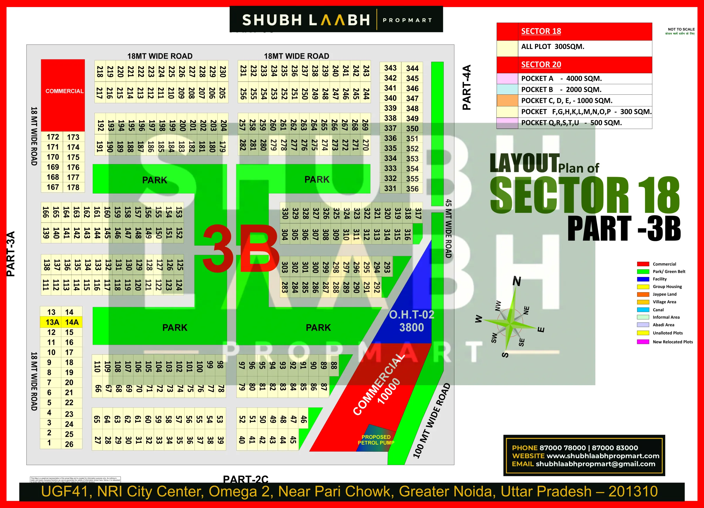 Sector-18 Pocket-3B — Yamuna Expressway sector & pocket plan