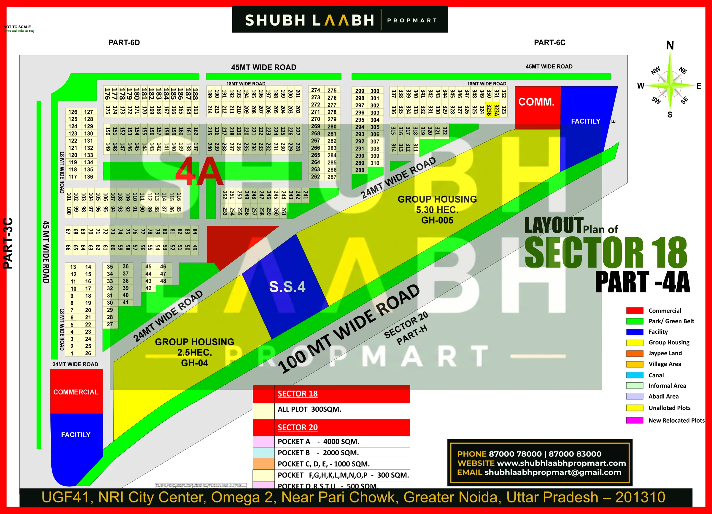 Sector-18 Pocket-4A — Yamuna Expressway sector & pocket plan