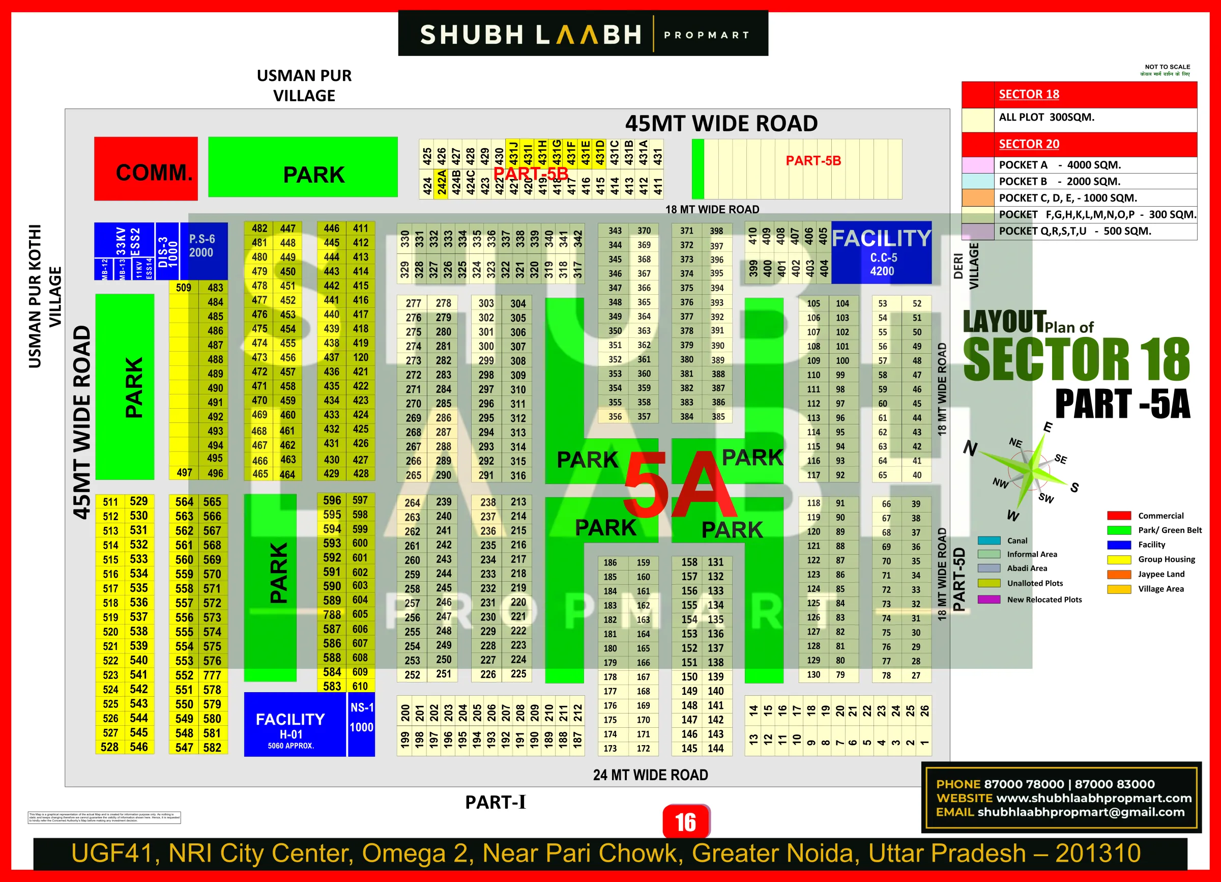 Sector-18 Pocket-5A — Yamuna Expressway sector & pocket plan