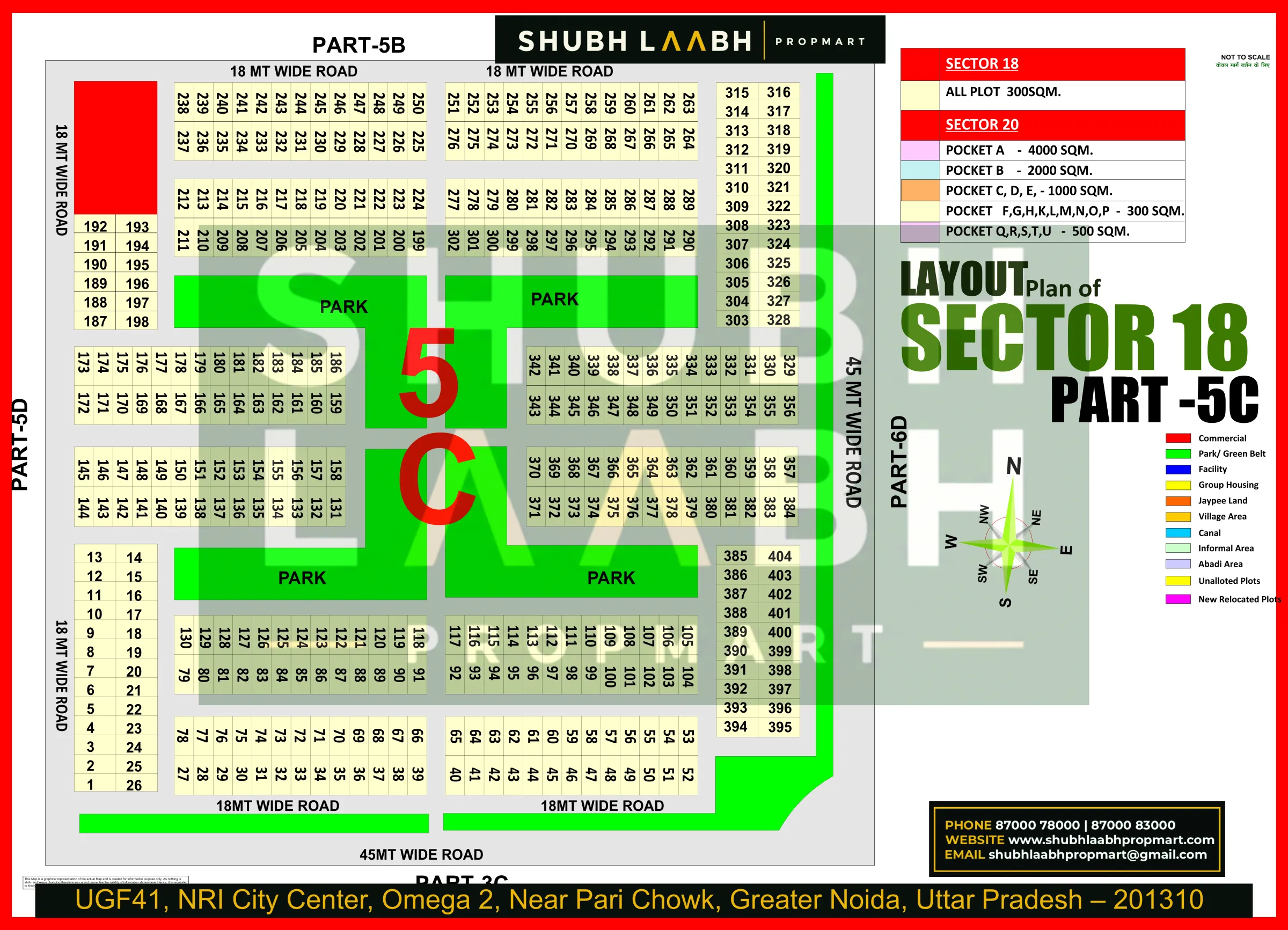 Sector-18 Pocket-5C — Yamuna Expressway sector & pocket plan