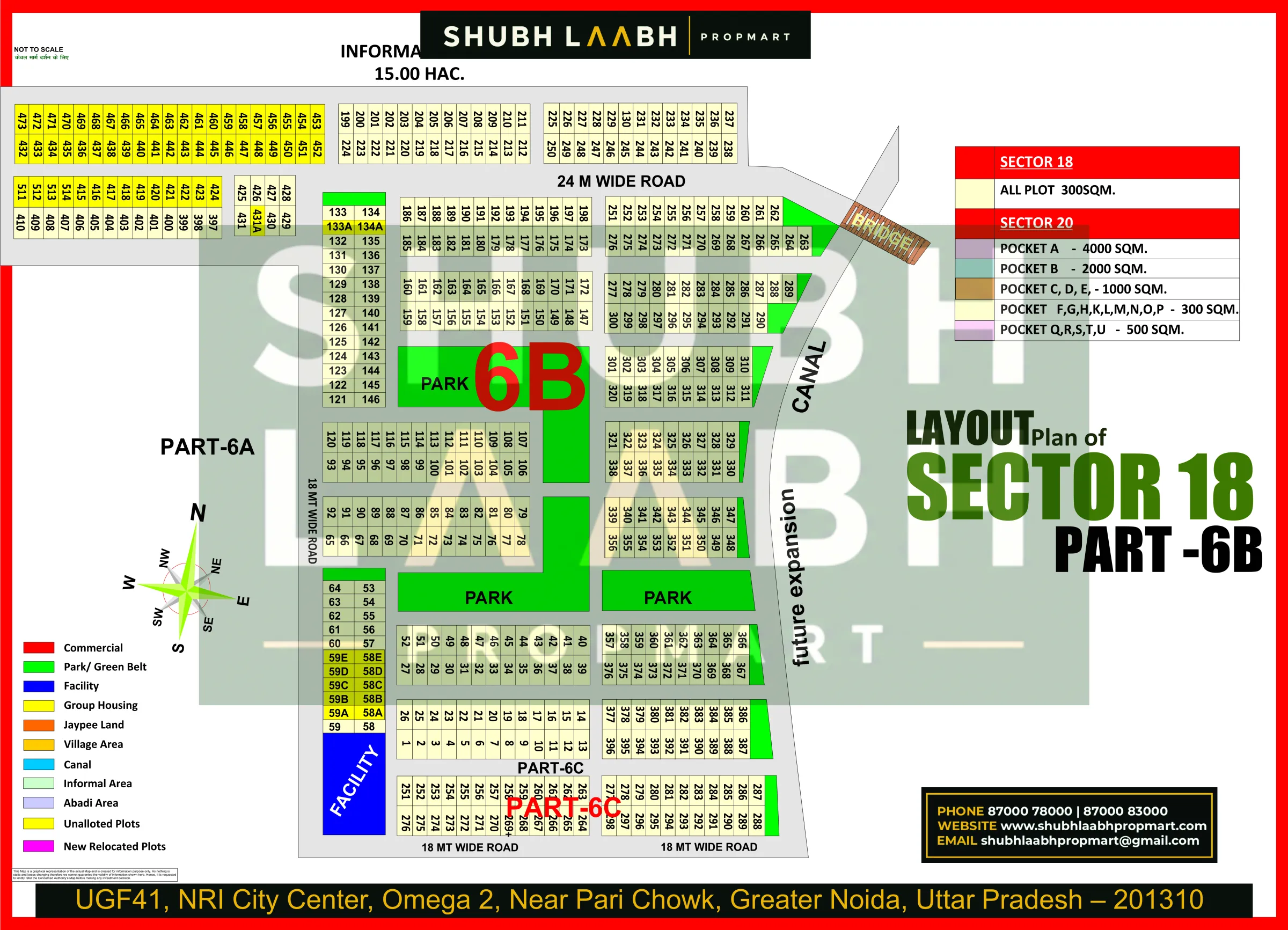Sector-18 Pocket-6B — Yamuna Expressway sector & pocket plan