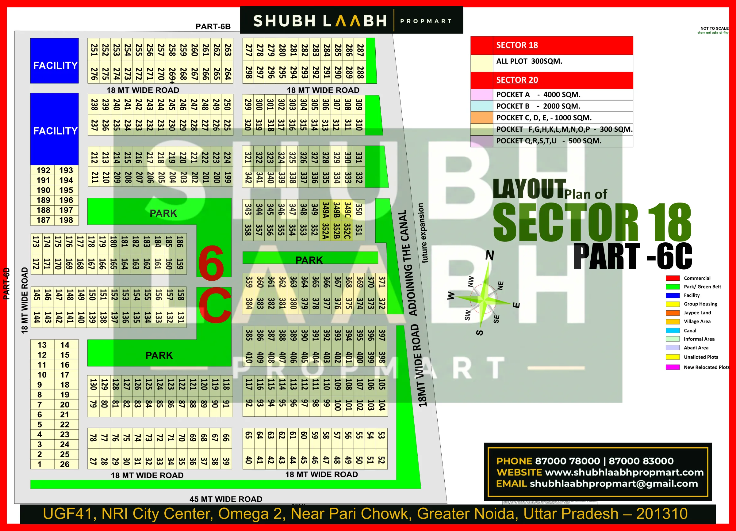 Sector-18 Pocket-6C — Yamuna Expressway sector & pocket plan