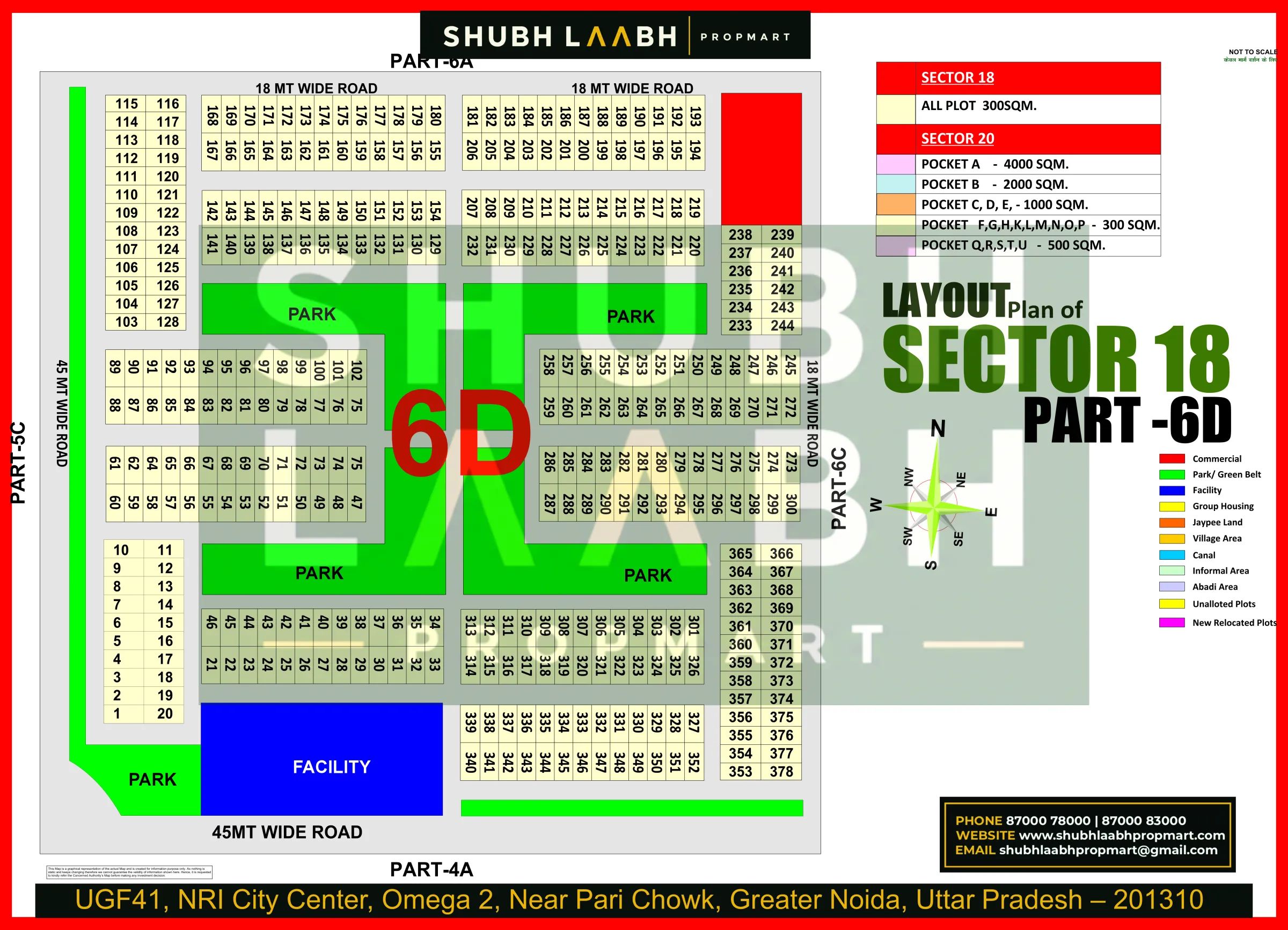 Sector-18 Pocket-6D — Yamuna Expressway sector & pocket plan