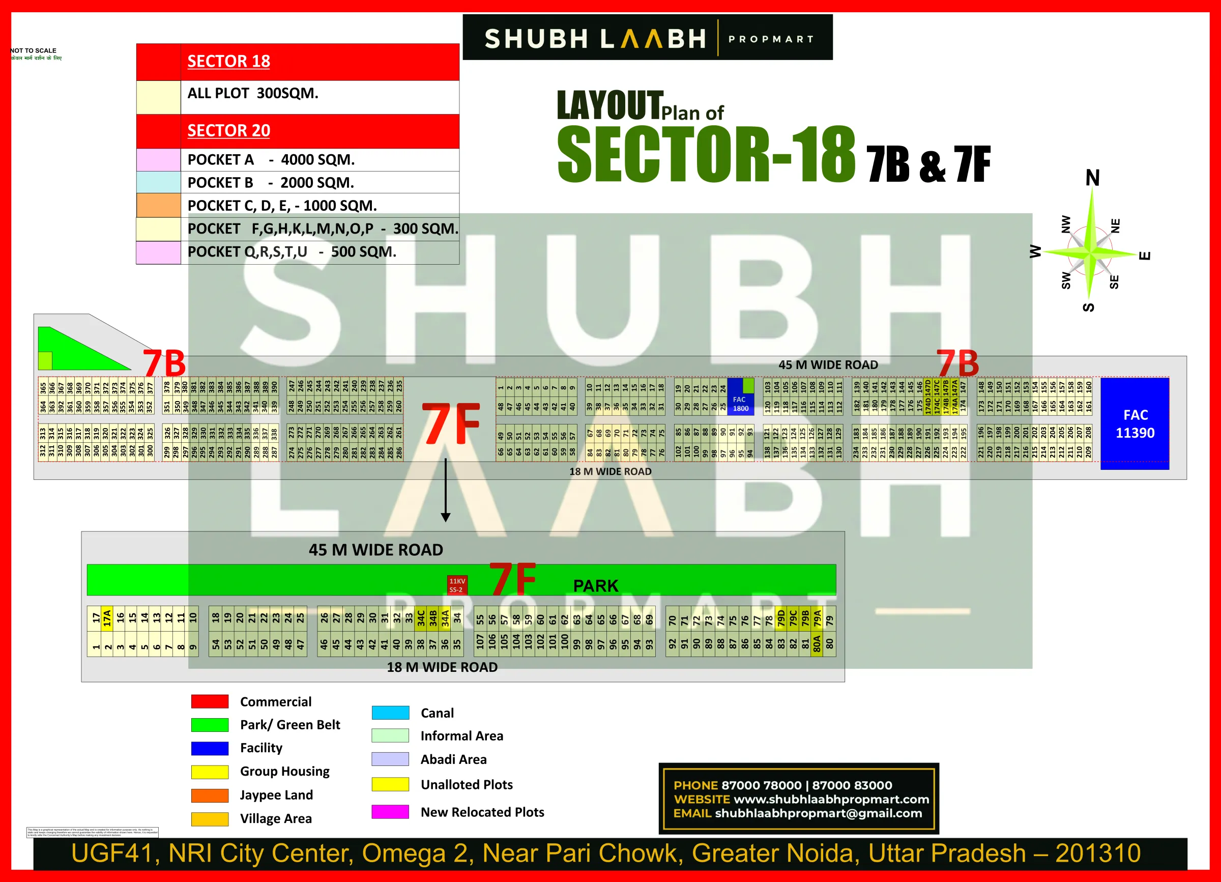 Sector-18 Pocket-7B & 7F — Yamuna Expressway sector & pocket plan