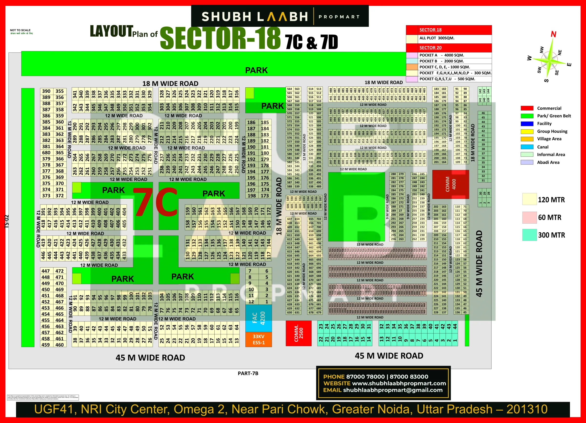 Sector-18 Pocket-7C & 7D — Yamuna Expressway sector & pocket plan