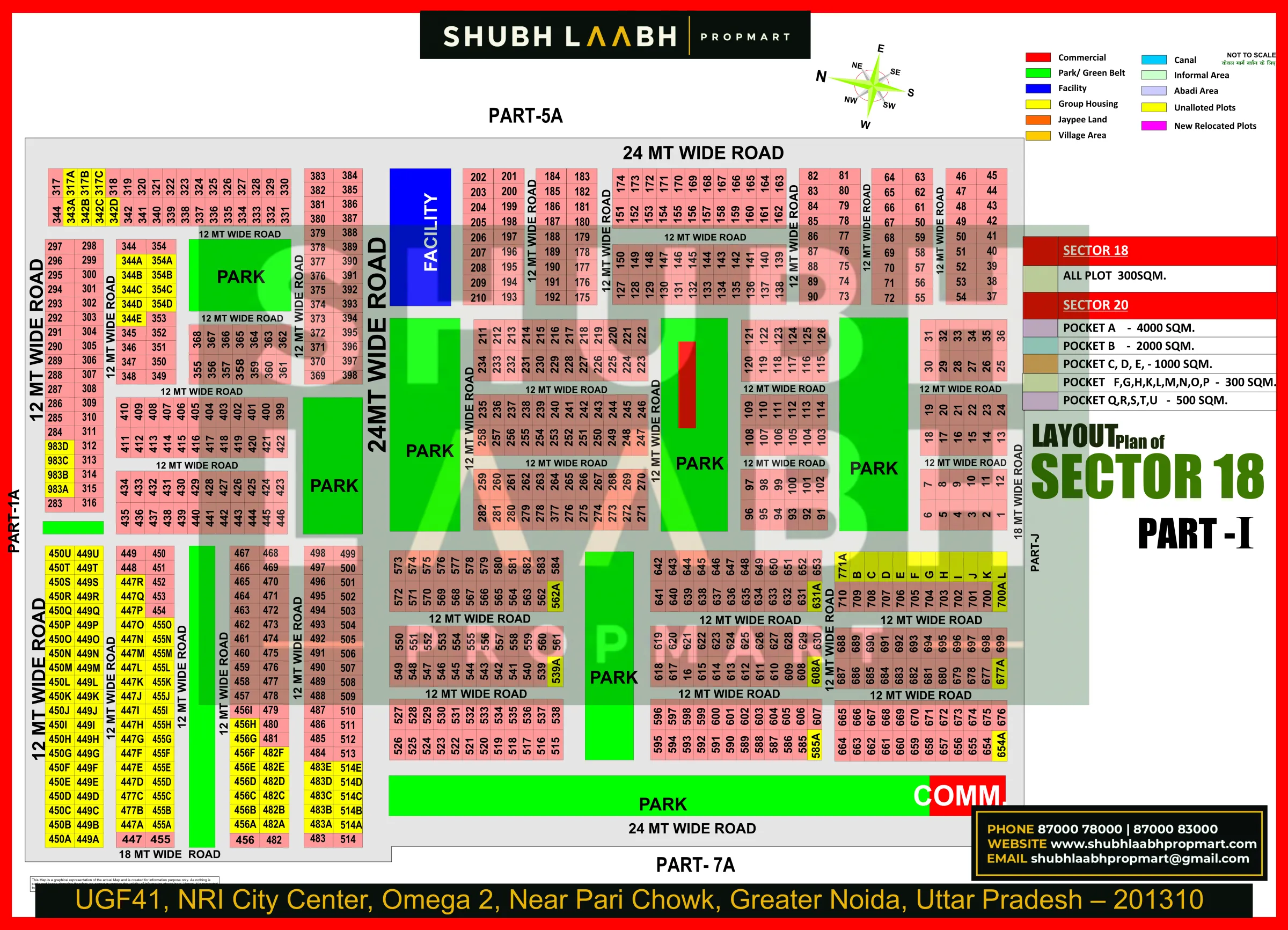 Sector-18 Pocket- I — Yamuna Expressway sector & pocket plan