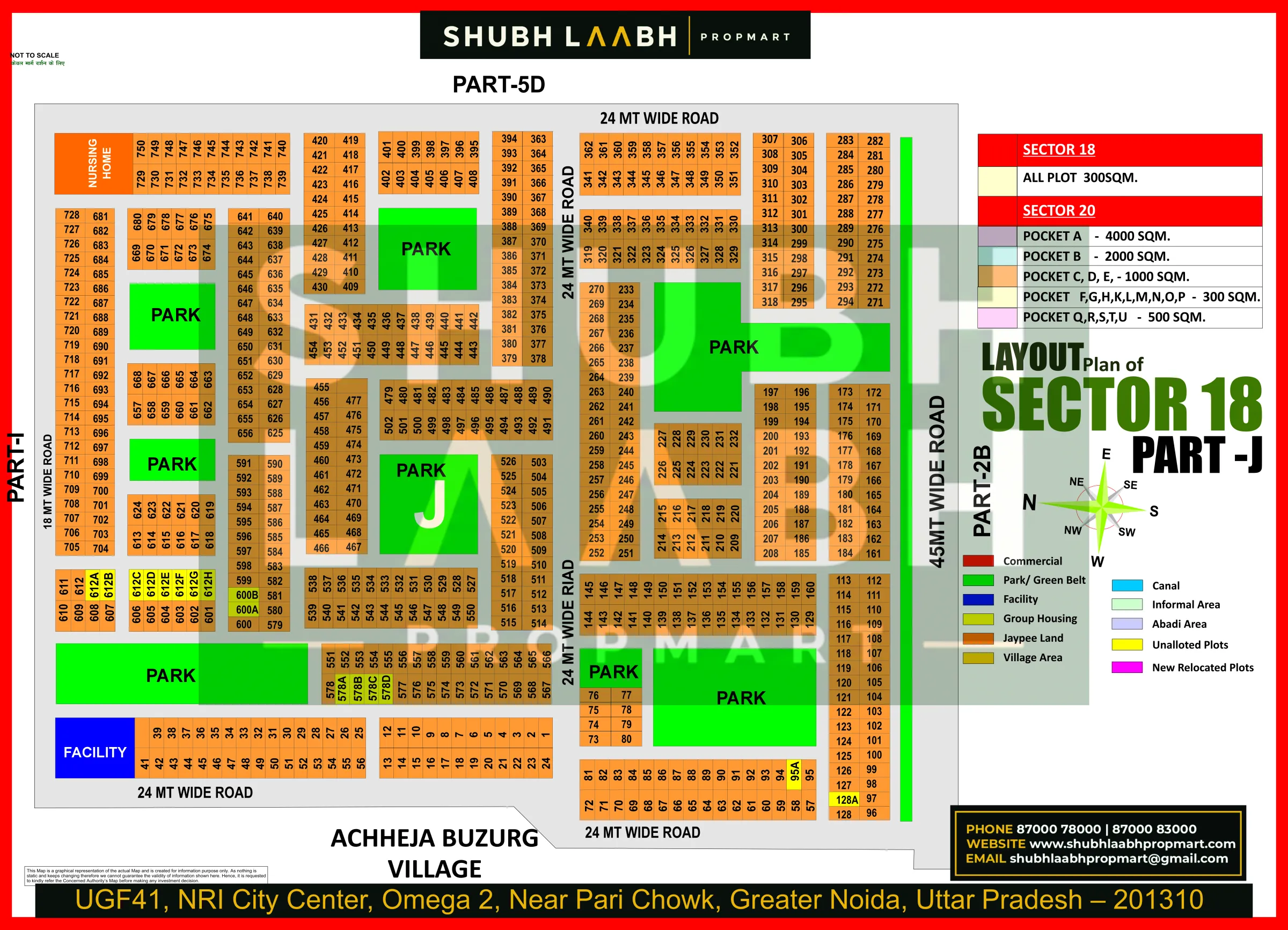 Sector-18 Pocket-J — Yamuna Expressway sector & pocket plan