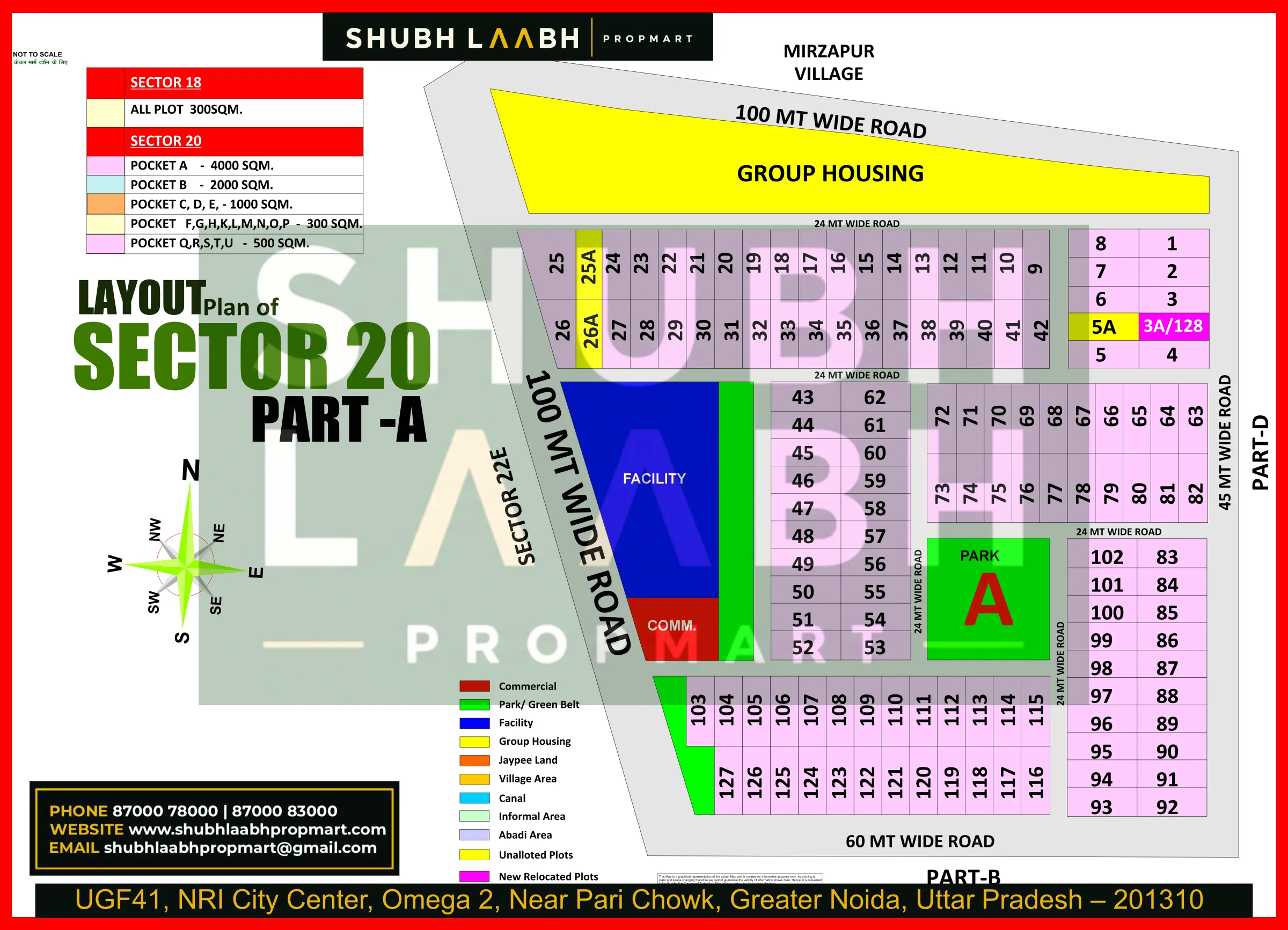 Sector-20 Pocket-A — Yamuna Expressway sector & pocket plan