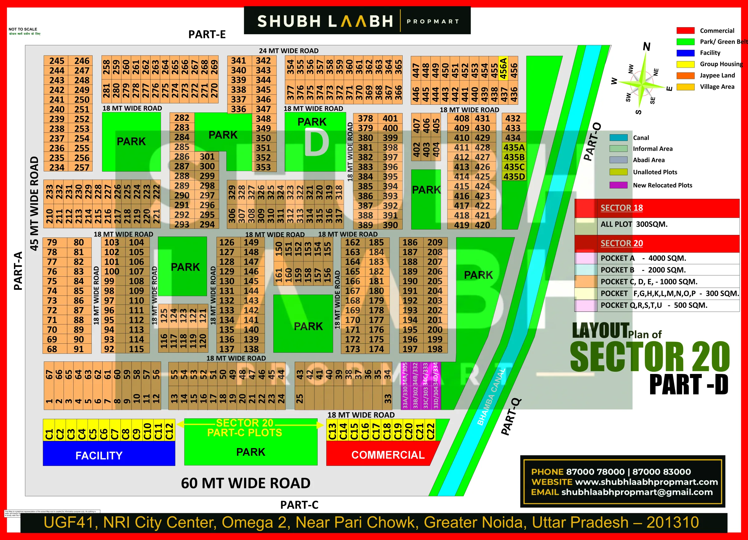 Sector-20 Pocket-D — Yamuna Expressway sector & pocket plan