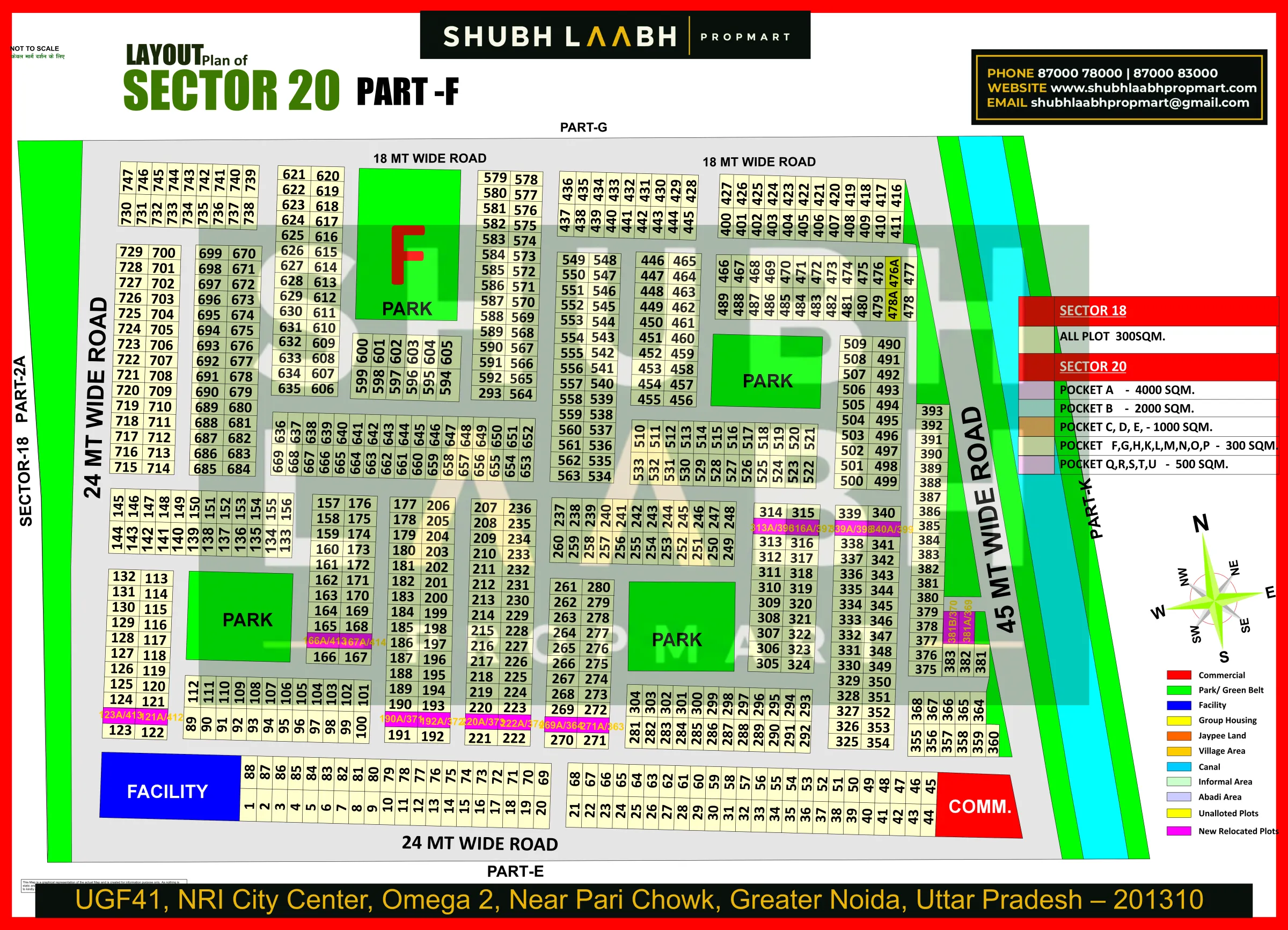 Sector-20 Pocket-F — Yamuna Expressway sector & pocket plan