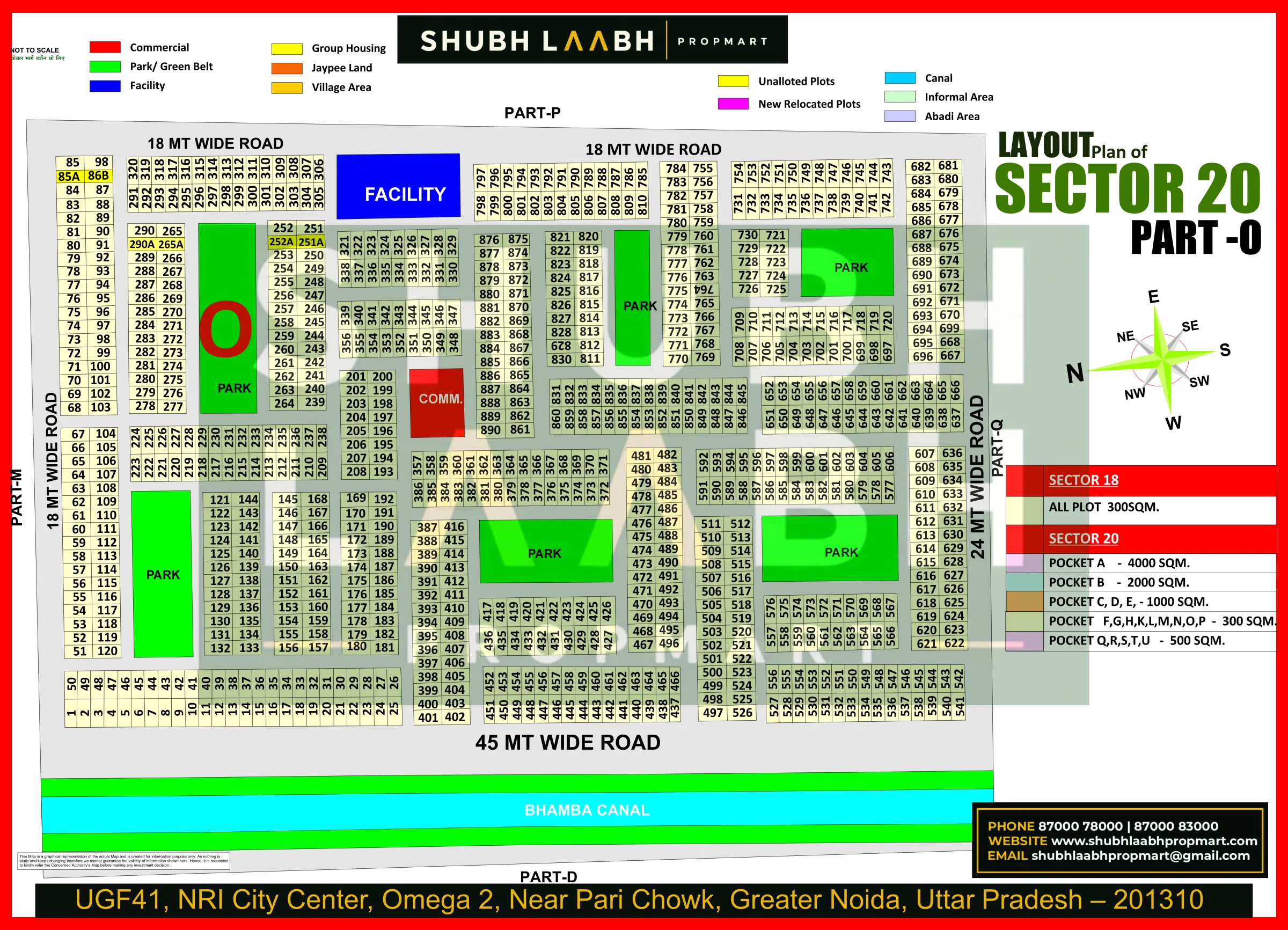 Sector-20 Pocket-O — Yamuna Expressway sector & pocket plan