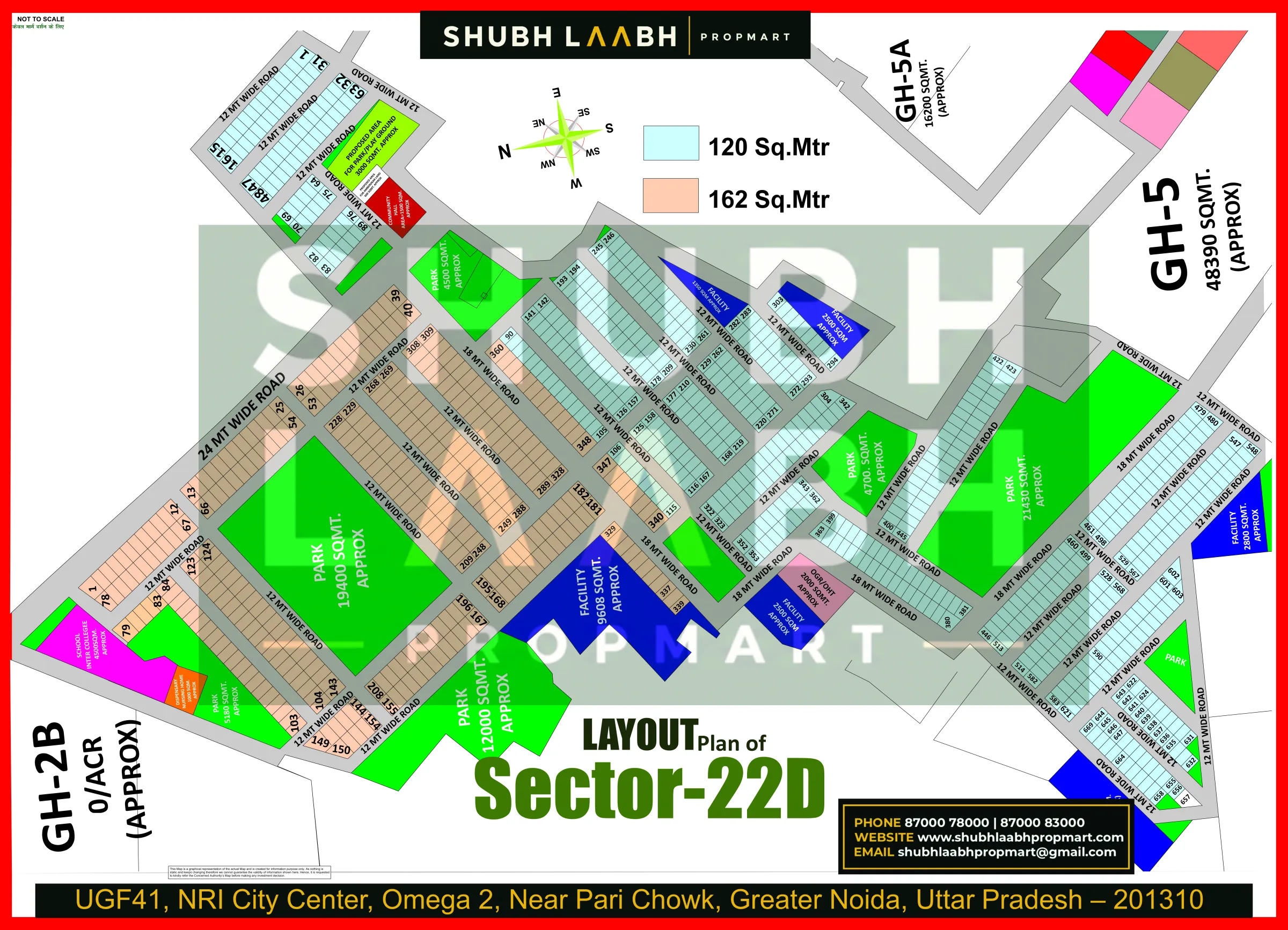 Sector-22D A& B Block — Yamuna Expressway sector & pocket plan