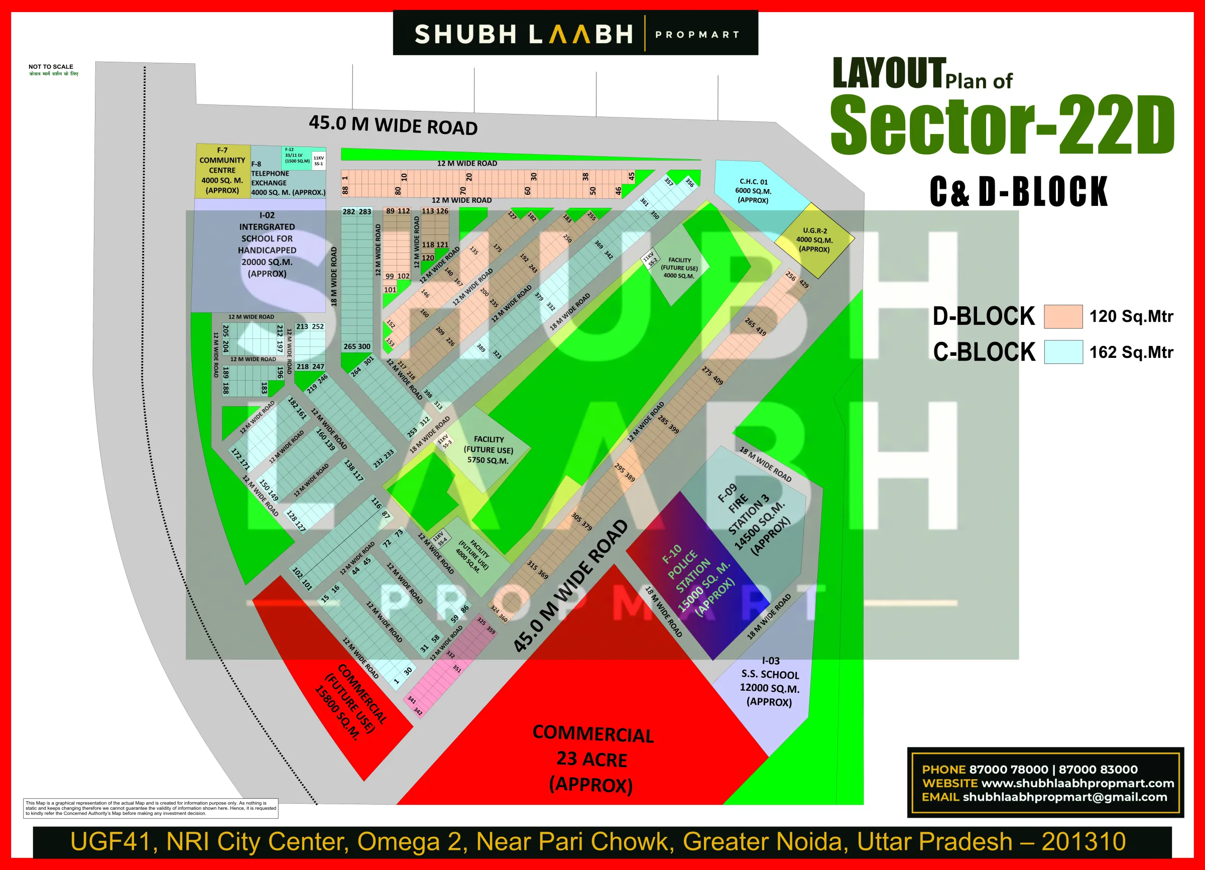 Sector-22D C& D Block — Yamuna Expressway sector & pocket plan