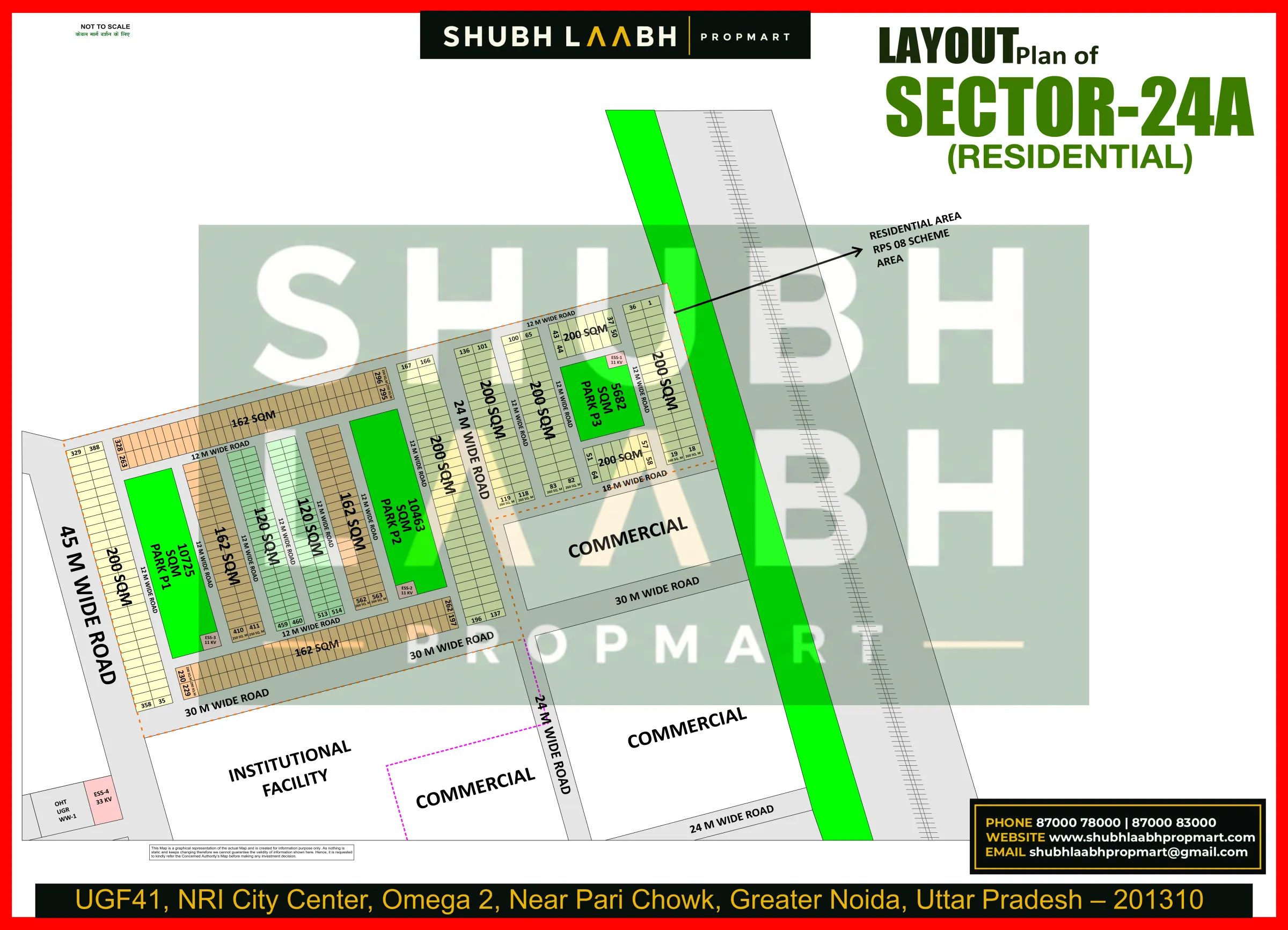 Sector-24A Residential — Yamuna Expressway sector & pocket plan