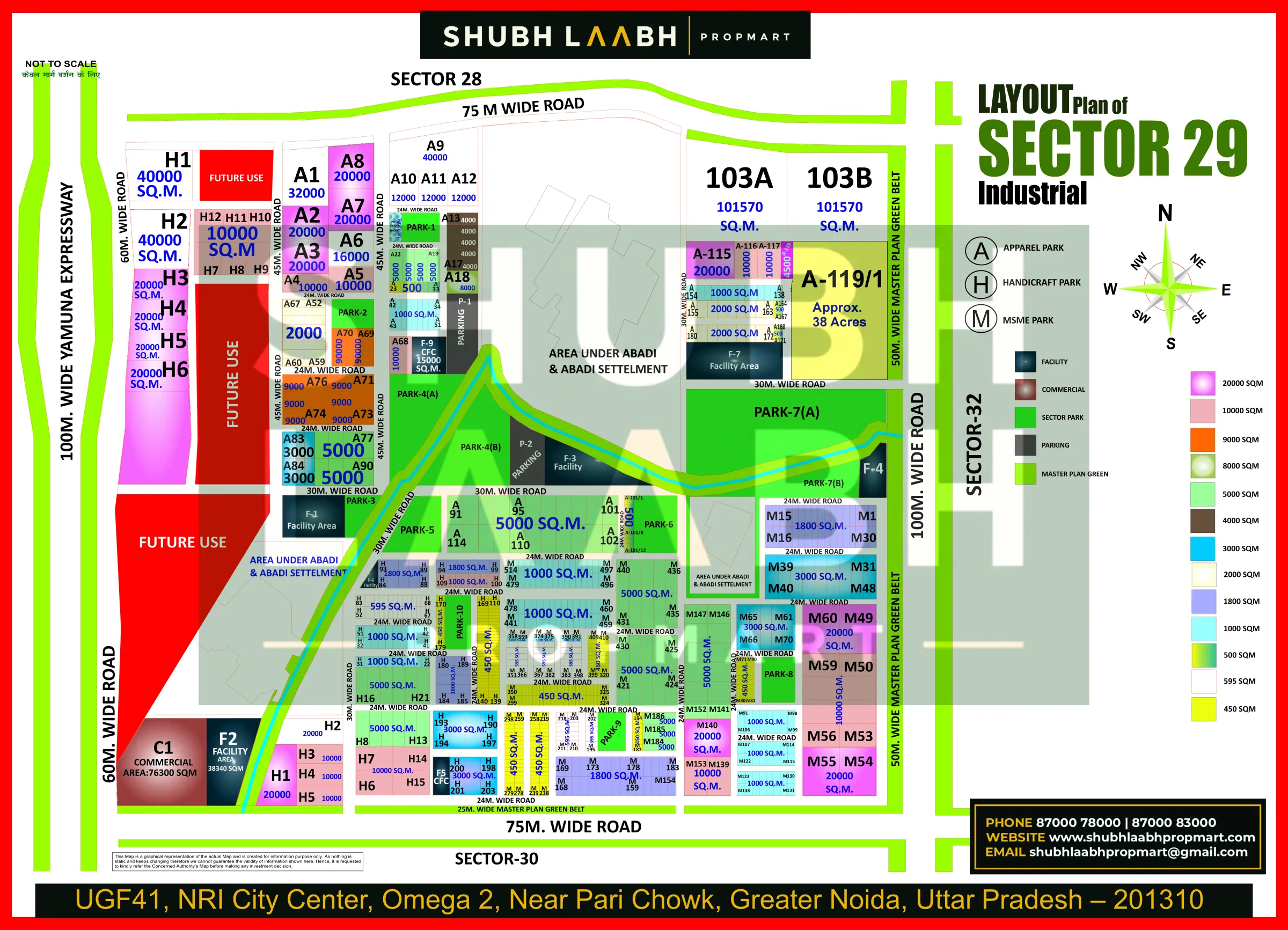 Sector-29 — Yamuna Expressway sector & pocket plan