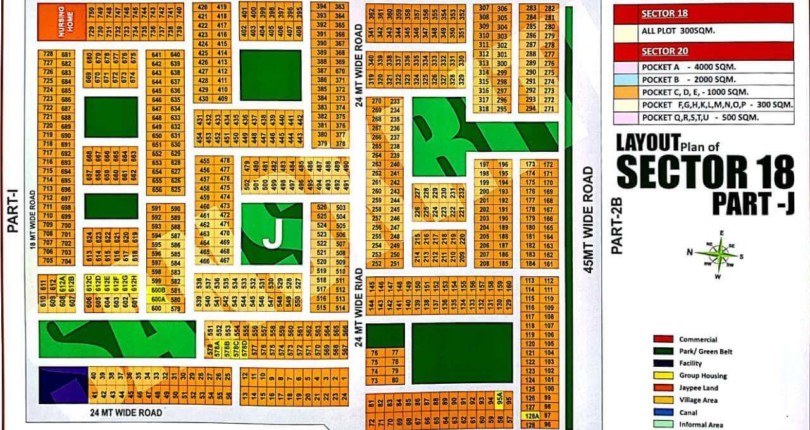 Sector-18, J-Block Yamuna Authority Plot For Sale